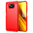 Custodia Silicone Cover Morbida Line per Xiaomi Poco X3 Pro Rosso