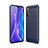 Custodia Silicone Cover Morbida Line S01 per Realme X2 Blu