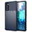 Custodia Silicone Cover Morbida Line S01 per Samsung Galaxy S20 FE 2022 5G Blu