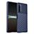 Custodia Silicone Cover Morbida Line S01 per Sony Xperia 5 IV Blu