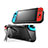 Custodia Silicone Cover Morbida Line S02 per Nintendo Switch Nero