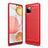 Custodia Silicone Cover Morbida Line WL1 per Samsung Galaxy A42 5G Rosso