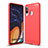 Custodia Silicone Cover Morbida Line WL1 per Samsung Galaxy A60 Rosso