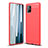 Custodia Silicone Cover Morbida Line WL1 per Samsung Galaxy A81 Rosso