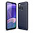 Custodia Silicone Cover Morbida Line WL1 per Samsung Galaxy M21 Blu