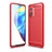 Custodia Silicone Cover Morbida Line WL1 per Xiaomi Mi 10T Pro 5G Rosso