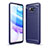 Custodia Silicone Cover Morbida Line WL1 per Xiaomi Poco X3 NFC Blu