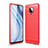 Custodia Silicone Cover Morbida Line WL1 per Xiaomi Redmi Note 9S Rosso