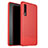 Custodia Silicone Cover Morbida Spigato G02 per Huawei P30 Rosso
