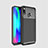Custodia Silicone Cover Morbida Spigato per Huawei Enjoy 9 Nero