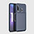 Custodia Silicone Cover Morbida Spigato per Huawei Honor 20 Lite Blu