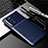 Custodia Silicone Cover Morbida Spigato per Huawei Honor 30 Pro+ Plus Blu