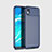 Custodia Silicone Cover Morbida Spigato per Huawei Honor Play 8 Blu