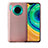 Custodia Silicone Cover Morbida Spigato per Huawei Mate 30 Pro Oro Rosa