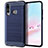 Custodia Silicone Cover Morbida Spigato per Huawei Nova 4e Blu