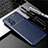 Custodia Silicone Cover Morbida Spigato per Huawei Nova 8 5G Blu