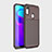 Custodia Silicone Cover Morbida Spigato per Huawei Y6 (2019) Marrone