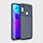Custodia Silicone Cover Morbida Spigato per Huawei Y6s Blu