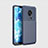 Custodia Silicone Cover Morbida Spigato per Nokia 7.2 Blu