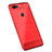 Custodia Silicone Cover Morbida Spigato per OnePlus 5T A5010 Rosso