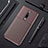 Custodia Silicone Cover Morbida Spigato per OnePlus 7 Pro Marrone