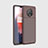 Custodia Silicone Cover Morbida Spigato per OnePlus 7T Marrone