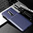 Custodia Silicone Cover Morbida Spigato per OnePlus 8 Blu