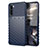 Custodia Silicone Cover Morbida Spigato per OnePlus Nord Blu