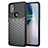 Custodia Silicone Cover Morbida Spigato per OnePlus Nord N10 5G Nero