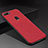 Custodia Silicone Cover Morbida Spigato per Oppo A7 Rosso