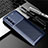 Custodia Silicone Cover Morbida Spigato per Oppo Reno4 Pro 4G Blu