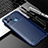 Custodia Silicone Cover Morbida Spigato per Realme C25Y Blu