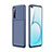 Custodia Silicone Cover Morbida Spigato per Realme X3 SuperZoom Blu