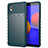 Custodia Silicone Cover Morbida Spigato per Samsung Galaxy A01 Core Verde