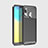Custodia Silicone Cover Morbida Spigato per Samsung Galaxy A20e Nero