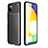 Custodia Silicone Cover Morbida Spigato per Samsung Galaxy A22 5G Nero