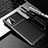 Custodia Silicone Cover Morbida Spigato per Samsung Galaxy A71 5G Nero