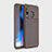 Custodia Silicone Cover Morbida Spigato per Samsung Galaxy A8s SM-G8870 Marrone