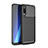 Custodia Silicone Cover Morbida Spigato per Samsung Galaxy A90 5G Nero