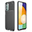 Custodia Silicone Cover Morbida Spigato per Samsung Galaxy F23 5G Nero