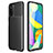 Custodia Silicone Cover Morbida Spigato per Samsung Galaxy F52 5G Nero