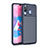 Custodia Silicone Cover Morbida Spigato per Samsung Galaxy M30 Blu