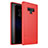 Custodia Silicone Cover Morbida Spigato per Samsung Galaxy Note 9 Rosso