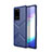 Custodia Silicone Cover Morbida Spigato per Samsung Galaxy S20 Ultra Blu
