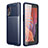 Custodia Silicone Cover Morbida Spigato per Samsung Galaxy XCover 5 SM-G525F Blu