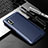 Custodia Silicone Cover Morbida Spigato per Samsung Galaxy XCover Pro Blu