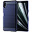 Custodia Silicone Cover Morbida Spigato per Sony Xperia L3 Blu