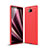 Custodia Silicone Cover Morbida Spigato per Sony Xperia XA3 Rosso