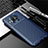 Custodia Silicone Cover Morbida Spigato per Xiaomi Mi 10i 5G Blu