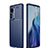 Custodia Silicone Cover Morbida Spigato per Xiaomi Mi 12 Lite 5G Blu